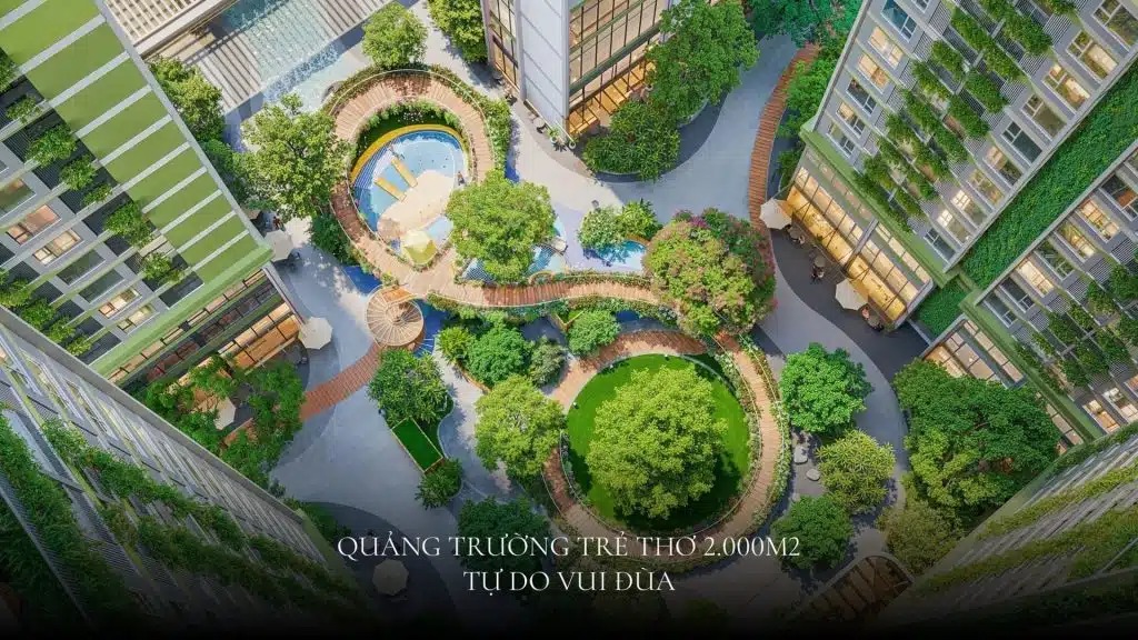 Quảng trường trẻ thơ 2.000m²