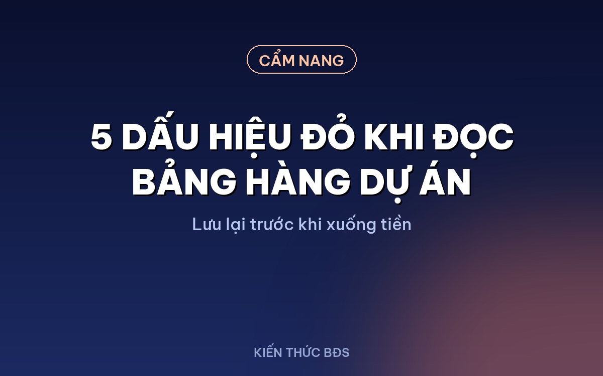 5 'Cờ Đỏ' Khi Xem Dự Án BĐS Biển — Gặp Là Nên Quay Xe